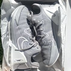 Lebron Witness 6 Tb 'Wolf Grey' - Size 11 Women’s / Size 9.5 Men - Like New, Sharpie Mark Inside ( Not Noticeable ) Vb Shoes, Lebron Witness 6, Shoes Wishlist, Best Volleyball Shoes, Cute Casual Shoes, Lebron Shoes, White Basketball Shoes, Womens Basketball Shoes, Basketball Clothes