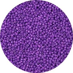 purple beads in a circle on a white background