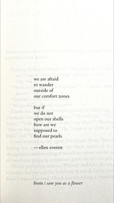 an open book with the words we are afraid to understand under our comfort zones but if we do not want to supposed to find out