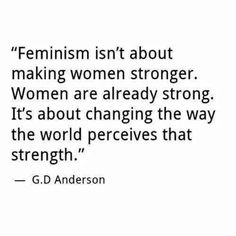 a quote from g d anderson about women