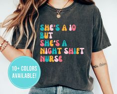 This funny nurse shirt is the perfect gift for her! Each one of our shirts is made with the highest quality materials and are both super soft and cozy :) 💙 HOW TO ORDER 💙 1. Check photos for color options and sizing 📏 2. Select desired color and size from the drop-down menus ✨ 3. Add to cart & Place your order 🛒 4. Your shirt is now being produced and will be shipped in 1-3 days! 🎁 📏 SHIRT SIZING All shirts are available in 10+ colors and 6 sizes, ranging from Small to 3XL. The sizing is u Banned Books Tshirt, Pilates Shirt, Read Banned Books, Books Shirt, Funny Nurse Shirts, Librarian Shirt, Taylor Lyrics, Reading Humor, Gifts For Librarians