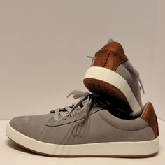 Nwot Kodiak Sneaker In Gray Size 9. These Shoes Are Beautiful And Very Comfortable. Please See Description Below: The Classic Summer Sneaker, Reimagined As Only Kodiak Canwith Premium Leathers, Gorgeous Contrasting Stitch Details And Lined With Supremely Soft Cotton That Makes Socks Entirely Optional. To Reduce Our Environmental Footprint, We Used A Responsible Tanning Process That’s Lighter On The Planet. Fit: True To Size Premium Nubuck Or Smooth Full Grain Leather Upper Isa Tantec Lite Leathe Kodiak Shoes, Summer Sneakers, Lace Fashion, Tanning, Full Grain Leather, Womens Shoes Sneakers, Brown And Grey, Grain, Leather Upper