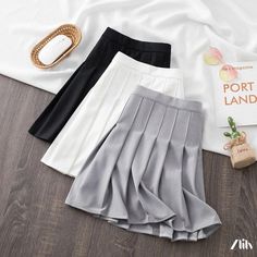 Elegant Short Dress for Women - High-Waisted Design Modest Shorts, Elegant Dresses Short, White Mini Skirt, Skirt For Women, A Line Mini Skirt, High Waist Fashion, Long Maxi Skirts, Metallic Dress, White Short