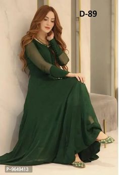 Trendy Women Georgette Ethnic Gown

Size: 
S
M
L
XL
2XL

 Color:  Green

 Fabric:  Georgette

 Type:  Stitched

 Occasion:  Casual

 Pack Of:  Single

 Gown Length:  Long

 Design Type:  Indo-western

Within 6-8 business days However, to find out an actual date of delivery, please enter your pin code.

Trendy Women Georgette Ethnic Gown Emerald Green Anarkali Dress, Emerald Green Shalwar Kameez, Green Shalwar Kameez, Green Anarkali Dress, Kurti Party Wear, Salwar Kameez Pakistani, Green Anarkali, Georgette Anarkali, Indian Salwar