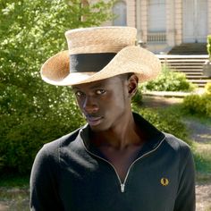 Cowboy straw top hat with large brim. Made with 8/9 milimeters natural straw braid and embellished with a 50 millimeters wide grosgrain ribbon. Western top hat for man and woman. Measurements in centimeters are 37 x 25. Crown height 12. Brim length 8. These measurements may have some slight variation depending on the size of the hat. Custom hat options: 1- You can choose between a grosgrain ribbon inside or a genuine leather inner band. 2- I usually wear a black grosgrain ribbon as a hat trim, b Fitted Straw Panama Hat For Rodeo, Fitted Toquilla Straw Panama Hat For Country Events, Western Straw Boater Hat With Short Brim, Western Style Straw Boater Hat With Short Brim, Western Top Hat With Curved Brim For Spring, Western Style Top Hat With Curved Brim For Spring, Fitted Straw Hat For Country Events, Fitted Natural Straw Hat In Country Style, Fitted Natural Color Straw Hat In Country Style