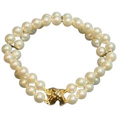 Fine Quality Tiffany & Co Signatures X Estate Double Strand Pearl Bracelet 7" 18k Gold 7 mm Certified $6,975 401396 Nothing says, "I Love you” more than Diamonds and Pearls! This bracelet is from Tiffany and Co. Top of the line Signature X Akoya pearl collection. This Tiffany X Double Strand Akoya pearl bracelet has been Certified, Inspected, and Appraised by Gemological Appraisal Laboratory Gemological Appraisal Laboratory of America is a proud member of: - GIA Alumni Association - National Association of Jewelry Appraisers - International Consortium Gem-Testing Laboratories - Gemological Association of Great Britain TRUSTED SELLER SINCE 2002 PLEASE SEE OUR HUNDREDS OF POSITIVE FEEDBACKS FROM OUR CLIENTS ALL CERTIFICATIONS ARE DONE ACCORDING TO GIA STANDARDS PLEASE SEE ATTACHED CERTIFICAT Tiffany And Co Box, Diamonds And Pearls, Alumni Association, Pearl Collection, Tiffany And Co, Akoya Pearls, Love You More Than, Pearl Color, Pearl Bracelet