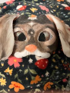 Cute hand made bunny therian mask crafted for quadrobics and/or general fun! Splicer Rabbit Mask, Splicer Bunny Mask, Bunny Therian, Mask Rabbit, Therian Mask, Cute Masks, Masks Crafts, Costume Mask, Costume Accessories