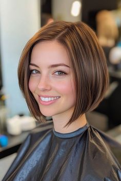 22 Best A-Line Bob Hairstyles & Haircuts 2024: Discover these chic A-line bob cuts, perfect for adding sleek angles and modern style to your look in 2024! 💇‍♀️✨ #ALineBob #HairTrends2024 A Line Bob Cut, A Line Hair, Aline Bob, Summer Beach Looks, Choppy Cut, A Line Bob, Haircuts 2024