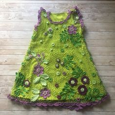 100% handmade Irish lace crochet dress for a girl aged 5-6 years old 60% cotton 40% viscose All orders shipped within UK are free of charge. All sales are FINAL, no refunds are available. Handmade Lace Crochet Dress For Spring, Green Lace Patchwork Dress For Summer, Green Lace Dress With Patchwork For Summer, Spring Green Crochet Lace Dress, Cute Cotton Dress With Crochet Lace, Spring Cotton Dresses With Crochet Lace, Green Crochet Sleeveless Dress, Sleeveless Cotton Dress With Crochet Lace, Green Sleeveless Crochet Dress