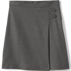 Show off some straights "A's"! Our wrinkle-resistant A-line skirt keeps her looking great. Fashioned in our superior fabric that's a treat to touch, not stiff or scratchy like most we see. Plus, it goes from wear to washing machine with no need to iron (how genius is that?). Big Girl sizes: Feature an adjustable inner waistband so she has room to move and grow. Little Girl sizes: Easy-on elastic back. Below-the-knee length. Shoes Guide, Uniform Skirt, A Line Skirt, Lands End, The Knee, To Grow, Knee Length, A Line, Elastic