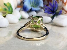 Don't miss this opportunity to own this beautiful gemstone ring crafted in 14k gold filled => Gemstone Type - Peridot, Clear Quartz => Gemstone Cut - Faceted => Gemstone Size - 8*10 mm, 2 mm => Total Number of Gemstones - 7 => Metal Type - 14k Gold Filled (Tarnish Resistant And Nickel Free) - also available in 925 sterling silver * Please contact me for pricing on a sizes larger than 11 * ~ Feel free to ask me about custom made designs. ❏ Replacements and custom orders : ✪ 925 ste Yellow Gold Rings With Rectangular Accent Stones, Gold Jewelry With Square Cut Accent Stones, Gold Square-cut Promise Ring, Square Cut Gold Jewelry With Accent Stones, Square Cut Gold Promise Rings, Gold Peridot Jewelry With Emerald Cut, Gold Rectangular Rings With Accent Stones, Rectangular Gold Rings With Accent Stones, Elegant Rectangular Peridot Rings