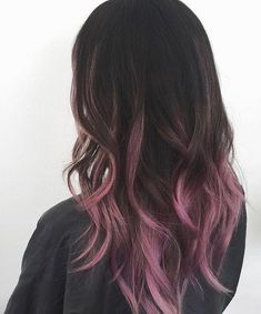 Hair Color Burgundy, Fairy Hair, Pink Highlights, Pinterest Hair, Hair Color Pink, Long Wavy Hair