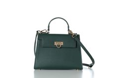 Layla Top-Handle Bag-Green – Levantine Green Formal Bag With Round Handle, Green Formal Bags With Round Handle, Formal Green Bags With Round Handle, Elegant Satchel With Adjustable Strap And Top Handle, Elegant Top Handle Satchel With Adjustable Strap, Timeless Formal Bag With Adjustable Handle, Elegant Bags With Adjustable Strap And Round Handle, Timeless Formal Bags With Adjustable Handle, Modern Crossbody Flap Bag With Handles