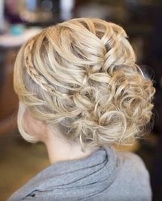 Glamorous Braided Updo Hairstyle Elegant Wedding Hair, Popular Haircuts, Penteado Cabelo Curto, Wedding Updo, Wedding Hairstyles For Long Hair, Wedding Hair And Makeup, Hair Dos, Bridesmaid Hair, Prom Hair