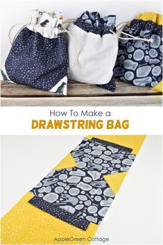 how to make a drawstring bag