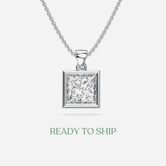 ✥ P E N D A N T    D E T A I L S ✥ ♦ Main Stone: Lab-Grown Diamond ♦ Cut: Princess Cut ♦ Shape: Princess ♦ Pendant Metal: 14K Gold ♦ Finish: White Gold ♦ Chain Type: 18'' Rope Chain ♦ Lock Type: Lobster Lock ♦ Stamping: " 14k " ✥D I A M O N D∙   D E T A I L S✥ ♦ Our exquisite lab-grown diamond jewelry is not only ethically sourced, ensuring eco-friendliness and sustainability, but also boasts unparalleled quality and sparkle. With a perfect 10/10 hardness rating, each piece is trusted, certified, and designed to dazzle, providing you with both luxury and peace of mind ♦ Stone Size: 0.5 CTTW to 2 CTTW ♦ Color: F/G ♦ Clarity: VS + ♦ Certification: IGI Certified  ( Only For 1 CTTW to 2 CTTW ) ✥ Certification ✥ ♦ Our exquisite range of necklaces or pendants, featuring diamonds from 1 CTTW to 2 Diamond Wedding Necklace, Princess Pendant, Mind Stone, Diamond Necklace Wedding, Chain Lock, White Gold Solitaire, Perfect 10, White Gold Chains, Solitaire Necklaces