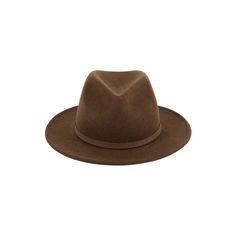 Fur Felt Hat For Fall, Solid Color Fur Felt Hat For Fall, Solid Fur Felt Hat For Fall, Classic Brown Fedora For Fall, Brown Fur Felt Fedora With Short Brim, Fitted Brown Fedora For Winter, Solid Wool Hat For Fall, Brown Fur Felt Fedora Hat, Classic Brown Flat Brim Felt Hat