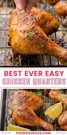 the best ever easy chicken quarters