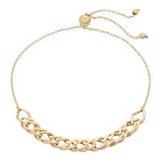 Sophisticated style abounds on this 14k gold chain-link bracelet.BRACELET DETAILS Length: 9.25 in. Chain type: cable Clasp: slider Metal: 14k gold Packaging: boxed  Size: One Size. Gender: female. Age Group: adult. Formal Adjustable Oval Link Chain Bracelet, Formal Gold Chain Link Bracelet With Adjustable Fit, Elegant Box Chain Bracelet For Anniversary, Adjustable Chain Link Gold Bracelet For Formal Occasions, Formal Gold Chain Link Bracelet Adjustable, Formal Gold Adjustable Chain Link Bracelet, Formal Adjustable Chain Link Gold Bracelet, Fine Jewelry Adjustable Chain Bracelet For Formal Occasions, Adjustable Yellow Gold Cable Chain Bracelet