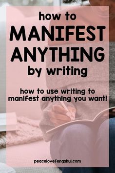 Manifestation Person, How To Write Manifestations, Writing Manifestation, Manifestation Books, Manifesting Techniques, Money Prayer, Manifestation Affirmation, Manifestation Techniques, Manifest Anything