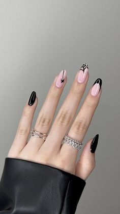 Shop our Influencers' top picks on Amazon Grwm Aesthetic, Spooky Nails, Halloween Acrylic, Zebra Nails, Minimal Nails, Striped Nails, Nails Diy, Oval Nails, Neutral Nails