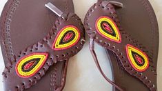 Sandals | Leather Sandals | Custom Sandals | Barefoot Sandals | Women Sandals | Handmade Sandals | Mothers Gift | Beach Jewelry This statement pair of sandals is superbly crafted. Main Color - Red and Yellow. Feel free to send me a convo or e-mail for any clarification or more information. Thank you for visiting, Handmade Closed Toe Brown Flip Flops, Handmade Brown Sandals For Beach, Handmade Brown Huarache Sandals For The Beach, Handmade Brown T-strap Sandals For Beach, Handmade Brown Barefoot Sandals For Beach, Handmade Brown Flip Flops For Vacation, Handmade Bohemian Brown Flip Flops, Casual Handmade T-strap Sandals For Beach, Handmade Closed Toe Barefoot Sandals For Beach