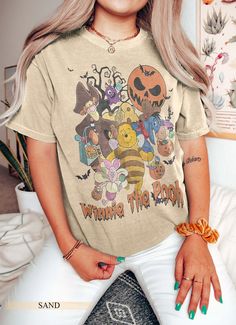 Disney Letter Print Top For Fall, Disney Character Print Tops For Fall, Fall Disney Character Print Tops, Character Print Top For Disney Fan Events In Fall, Casual T-shirt For Disney Fan Events In Fall, Disney Vacation, Disney Winnie The Pooh, Disney Vacations, The United States