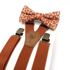 Suspenders for Men Adjustable Y Back Elastic with Strong three Clips. (Strong clamps that hold in place.) Burnt Orange Suspenders Set, Burnt Orange bow tie, Wedding bow tie, Groom bow tie, Ring bearer, Bow Tie for men, baby, boy, kids * Colors look different on computer monitors and cell phone screens. Please follow this link for a matching tie. Floral tie https://www.etsy.com/listing/1332038800 Solid tie https://www.etsy.com/listing/1592189149 * Dimensions(Bow Tie): Material: Linen Size(approx. Adjustable Bow Tie For Groom, Dapper Adjustable Bow Tie For Father's Day, Adjustable Dapper Bow Tie For Father's Day, Orange Bow Tie Wedding, Ring Bearer Tux, Burnt Orange Bow Tie, Orange Suspenders, Suit With Suspenders, Orange Bow Tie