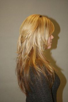 Love this hair cut...this is what I want, but can never seem to get when I leave a hair stylist!!!: Disconnected Layers, Hair Color And Cut, Long Layered Hair, Hair Stuff, Hair Inspo Color, Long Hair Cuts