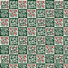 Cotton + Steel - Rifle Paper Co. - Holiday Classics - Yuletide Floral - Evergreen Anna Bond, Indie Sewing Patterns, Classic Holiday, Cotton Set, Christmas Fabric, Modern Fabric, Fat Quarters, Fabric Collection, Favorite Things Gift