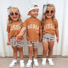 Print Letters, Sibling Photos, Sibling Shirts, Knitted Romper, Print Tee, Toddler Fashion, Family Photo, Body Fit, Matching Outfits