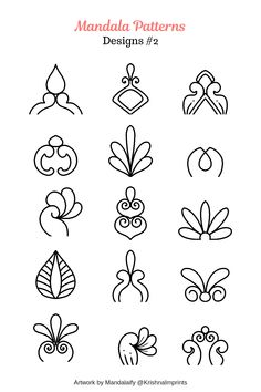 the complete set of hand drawn designs