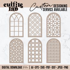 the cut file for cutting out decorative windows