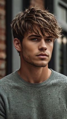 Discover 27 Trendy Messy Haircut Men Short Hair Styles for a Bold Fashion Statement Asymmetrical Shag, Haircut Men Short, Messy Haircut Men, Men Short Hair Styles, Shorter Hairstyles, Low Taper Fade Haircut, Men Hair Styles, Men Short Hair, Men Blonde Hair