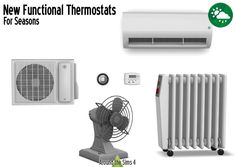 new functional thermostas for seasons are available in all sizes and colors, including white