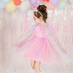 Pastel Cape, Rainbow - Sweet Wink Pretend Play, Play Tents & Vanities | Maisonette Playful Multicolor Princess Dress For Dress-up, Playful Rainbow Princess Dress For Party, Playful Princess Dress For Dress-up Occasions, Playful Princess Dress For Dress-up, Pink Playful Princess Dress For Costume Party, Playful Pink Princess Dress For Costume Party, Rainbow Stars, Rainbow Ombre, Kids Holiday Gifts