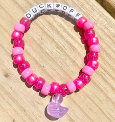 Do you love ducks? This bracelet is perfect for your next concert, rave, music festival, or everyday wear. The duck glows under black light.  This bracelet is stretchy so one size will fit most. Bracelets Kandi, Rave Music, Kandi Patterns, Kandi Bracelets, Birthday Stuff, Duck Duck, The Duck, Crazy Kids, Rubber Duck