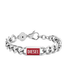 Goldenoutlet Home watches Jewelery Home Orologi Gioelli DIESEL Mens Bracelet DX1371040 Stainless Steel Red    $ 133.29 Type: Bracelet Department: Man Style: Modern Material: Stainless steel Color: Silver color Bracelet Size: 19 cm Buckle: Lobster claw Additional info Packaging: Box Diesel Warranty: 2 years Gift box: Shopper available upon request PAYMENT SHIPMENTS RETURNS WARRANTY We accept the following payment methods: - Paypal - Bank Transfer For eBay Deals, Payment by Paypal is required (All Mens Engagement Rings Diamond, Mens Diamond Earrings, Pandora Bracelet Designs, Diamond Facts, Hello Kitty Shoes, Single Stone Ring, Color Bracelet, Yellow Gold Wedding Ring, Back Jewelry