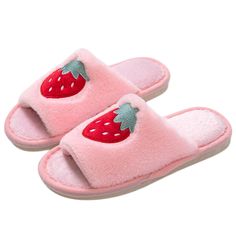 PRICES MAY VARY. Suitable for all year round: This indoor slipper is lightweight and comfortable, suitable for any season throughout the year. Cozy Comfort: Plush cotton upper with soft fleece lining cradles feet for warmth and comfort whether lounging or moving around the home. Non-Slip: Anti-slip soft sole grips any floor surface to help prevent slips and falls around the house or apartment. Versatile Slip-On: Slide your feet easily into these slippers anytime you want a casual shoe around the Cute Cheap Pink Slippers, Pink Non-slip Slippers With Flat Heel, Cheap Pink Cushioned Slippers, Kawaii Round Toe Indoor Slippers, Fun Pink Indoor Slippers, Pink Slip-on Slippers For Leisure, Pink Kawaii Slippers For Indoor, Bedroom Slippers, Shoe Image