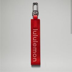 Brand New With Tags Attached Lululemon Athletica Never Lost Keychain Colour: Grenadine Red / White Keep Your Keys Close At Hand By Clipping Them To Your Favourite Bag. Designed For On The Move Dimensions: 22.5cm (8.8") Ll10 Lululemon Keychain, Lululemon Never Lost Keychain, Never Lost Keychain, Red Keychain, Space Cowboys, White Brand, Key Card Holder, Card Holders, White Color