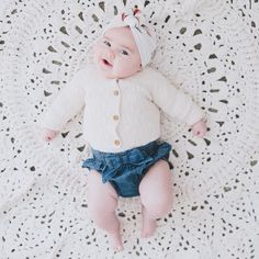 Floral top Knot Turban for newborn and babies