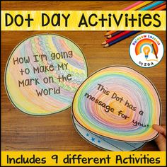 Celebrate Dot Day like never before with this comprehensive pack of Dot Day Activities designed to inspire creativity, imagination, and self-expression.This pack offers a variety of NO-PREP engaging activities that ensure a memorable and enriching Dot Day experience for every student. INCLUDES 9 DIFFERENT ACTIVITIES: It's not just a Dot (art and writing actitvity  4 variants) Zoom into a Dot (art and writing actitvity  4 variants) Sequence Writing (2 variants and 2 different Answer keys to suit your students' level of learning) Design a Dot A Dot without a Dot (3 variants) Dot Mazes  2 (Solutions included) Dot Day Writing Crafts (4 writing prompts with 2 lines options) 'The Dot' by Peter H. Reynolds, comprehension questions worksheet (Answer key included) Character Traits worksheet (2 vari National Dot Day Ideas, National Dot Day Activities, Dot Day Writing Activities, International Dot Day Activities, Dot Day Activities, Dot Day Activities 1st Grade, International Dot Day Preschool, The Dot Book Activities Art Projects, Storybook Crafts