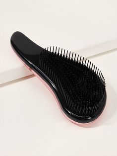 Pink          Beauty Tools Detangling Comb, Hair Essentials, Pink Girly Things, Pink Plastic, Makeup Items, Metallic Hair, Skin Care Tools