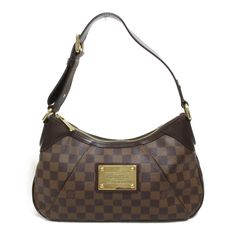 Used Louis Vuitton Thames Pm Shoulder Bag Brown Ebene Damier Pvc Coated Canvas N48180 (Sku: Gz107yb) === General === Brand : Louis Vuitton Line : Model : Mpn : N48180 Country Of Origin : France === Design === Type : Shoulder Bag Material : Other Color : Brown Gender : Women === Size === Size : H:17cm X W:33cm X D:6cm(H:6.7" X W:13.0" X D:2.4")Handle:46cm(18.1")Strap Drop:22cm(8.7") Weight : === Inventory === Serial Number : Ar3068 === Condition === Condition : Used (Very Good) Ranking : Used - A Used Louis Vuitton, Shoulder Bag Brown, Pvc Coat, Brown Coat, Louis Vuitton Shoulder Bag, Hand Bag, Shoulder Bag Women, Canvas Size, Backpack Bags