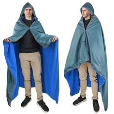 Prepare for any outdoor adventure with our Catalonia Multifunctional Waterproof Blanket. Whether you're attending football games, school events, camping trips, picnics, or relaxing at the beach, this versatile outdoor blanket has you covered. Not only does it serve as a cozy blanket, but it can also be worn as a poncho to keep you warm and dry during rainy and windy days. Crafted with durable and rain-proof materials, including waterproof fabric and warm fleece lining, this plush blanket ensures Blue Hooded Windbreaker For Camping, Picnic At The Beach, Blanket Cape, Waterproof Blanket, Camping Must Haves, Stadium Blankets, Tent Campers, Blanket Poncho, Blanket Black