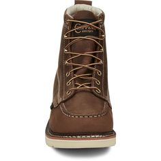 Chippewa Men's Edge Walker 6" Steel Toe Lace Up Work Boot - Brown - ED5321 On Sale Now! This Item Ships FREE! Work comfortably and walk confidently with the sneaker-like traction and steel toe protection of this agile 6" lace-up boot. True to its name, the Edge Walker delivers high traction where you need it most. This boot is unlined for a comfortable, lightweight feel and features an Ortholite® removable insert that feels great underfoot. This boot meets ASTM F2413 safety footwear standards. U Brown Snip Toe Work Boots For Winter, Brown Winter Work Boots With Reinforced Heel, Winter Brown Work Boots With Reinforced Heel, Brown Moc Toe Boots With Reinforced Heel, Winter Brown Snip Toe Work Boots, Classic Brown Steel Toe Work Boots, Brown Steel Toe Work Boots With Round Toe, Rugged Brown Round Toe Work Boots, Rugged Brown Closed Toe Work Boots