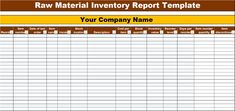 an image of a printable inventory report