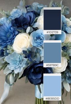 a bouquet with blue and white flowers in the center is labeled bebsd079