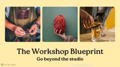 Attention Crafters & Artisans! 🎨🧶 Are you ready to take your craft business to the next level and tap into the booming trend of workshops at vineyards and breweries? 🍷🍺 The demand for unique experiences is on the rise, and hosting creative workshops in these beautiful venues is a game-changer for your business. With The Workshop Blueprint, you’ll learn how to get your workshops booked, connect with new audiences, and expand your income stream—ALL while doing what you love! Highlights... Craft Workshop, Flower Shops, Studio Living, Crafts Workshop, Ins And Outs