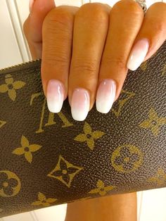 Ombre French Nails, Faded Nails, Milky Nails, Pink Ombre Nails, Nail Shapes, Ombre Nails